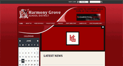 Desktop Screenshot of harmonygrovesd.org